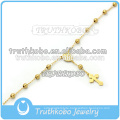 3mm Jungfrau Maria Rosenkranz Perlen handgefertigte religiöse Armband Bead Charm Armband